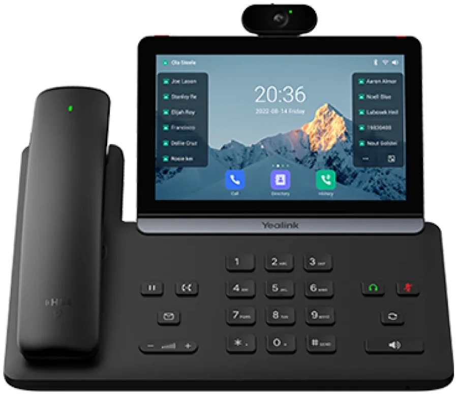Téléphone IP de bureau compatible Yealink, Grandstream, Algo et Snom